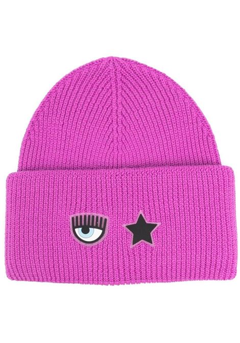 Berretto con ricamo occhio/stella CHIARA FERRAGNI | Cappelli | 73SBZK36 ZG135421